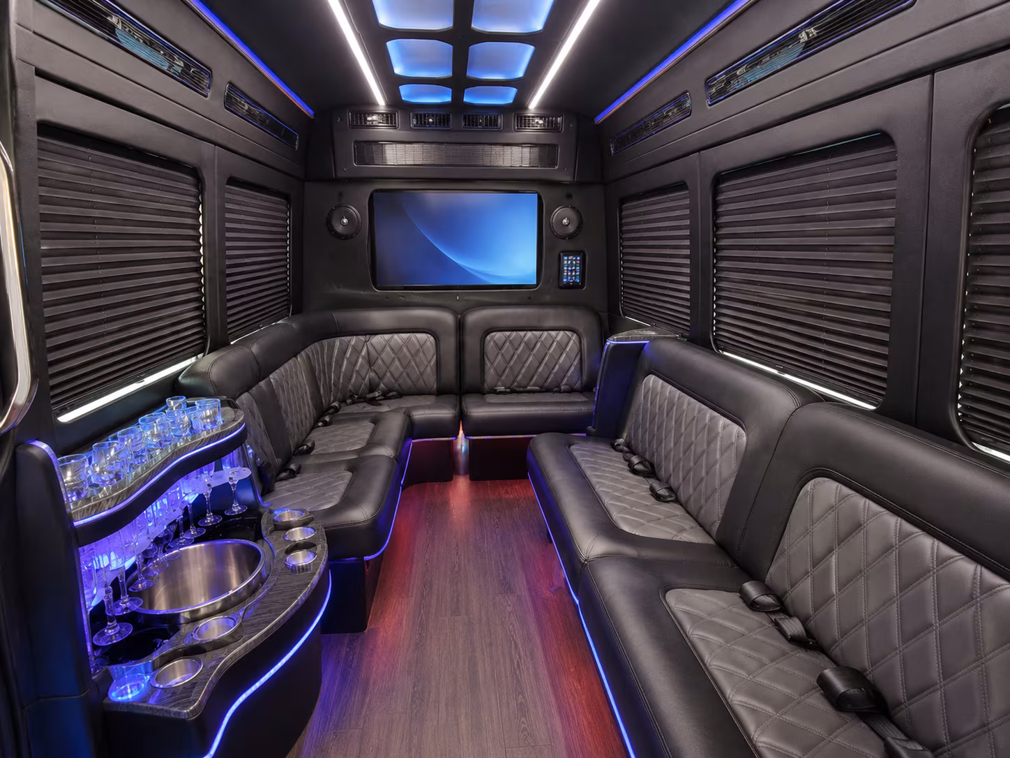 Orlando Airport Shuttle & Transportation party bus exterior