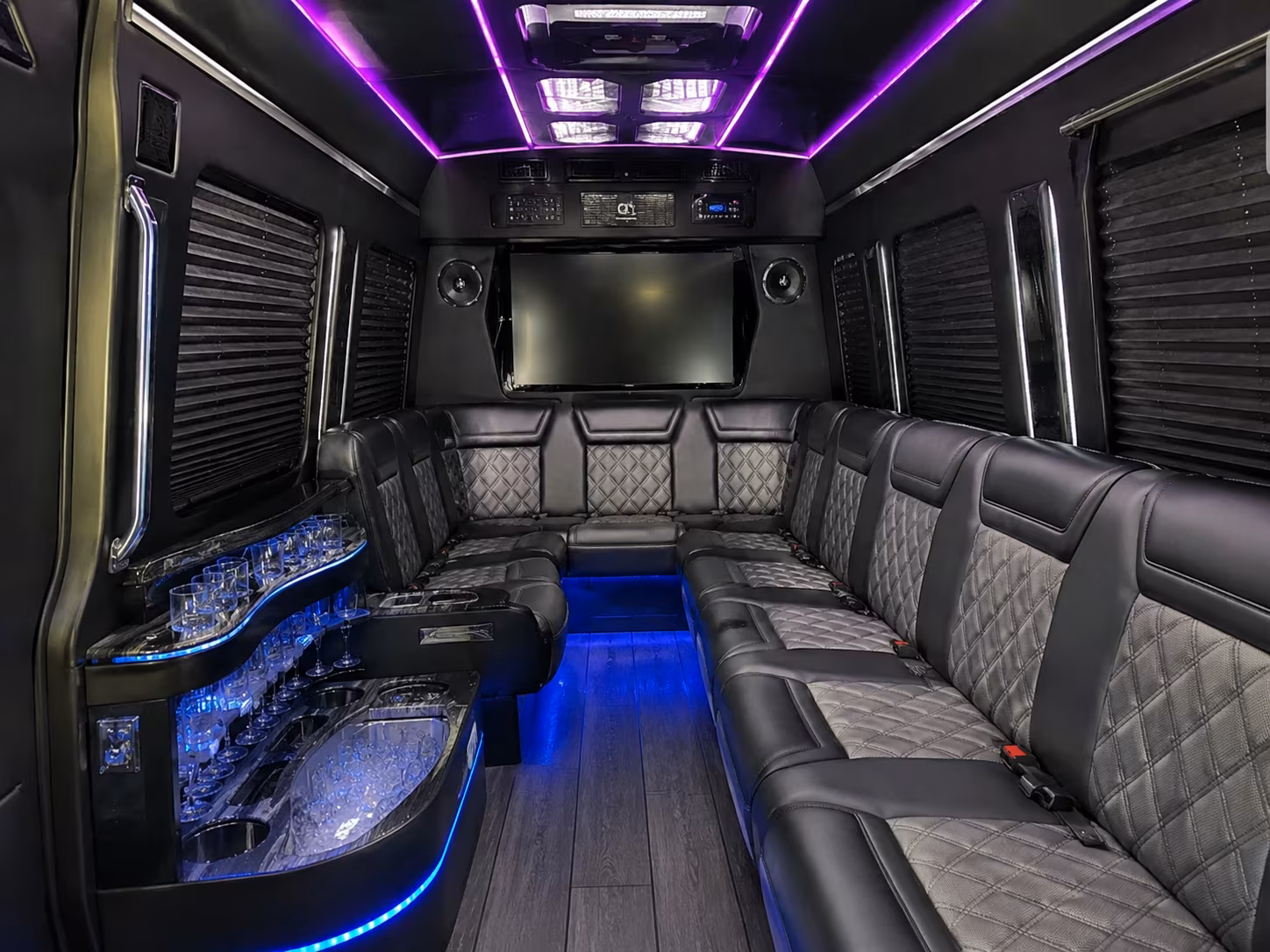 Orlando Corporate Transportation party bus exterior