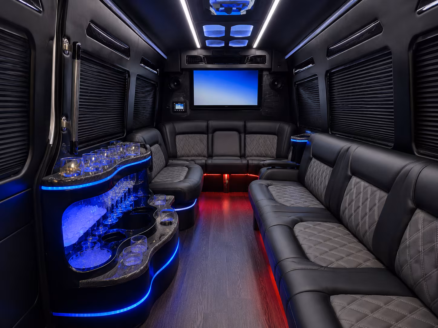 Orlando Corporate Transportation party bus exterior