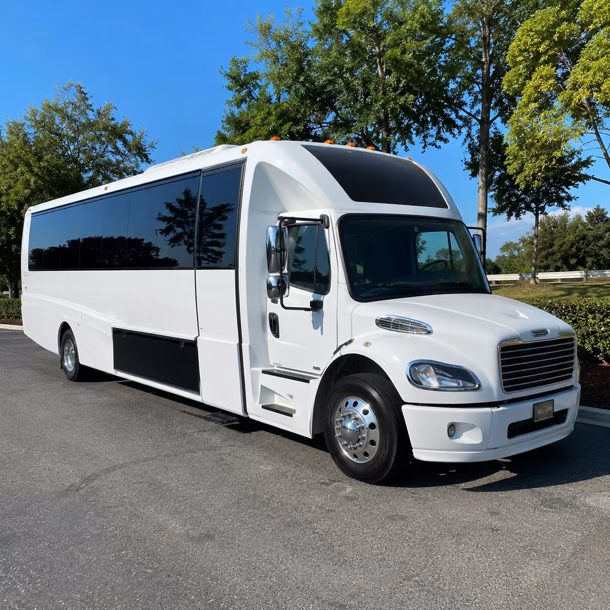 Orlando Private Event Transportation party bus exterior