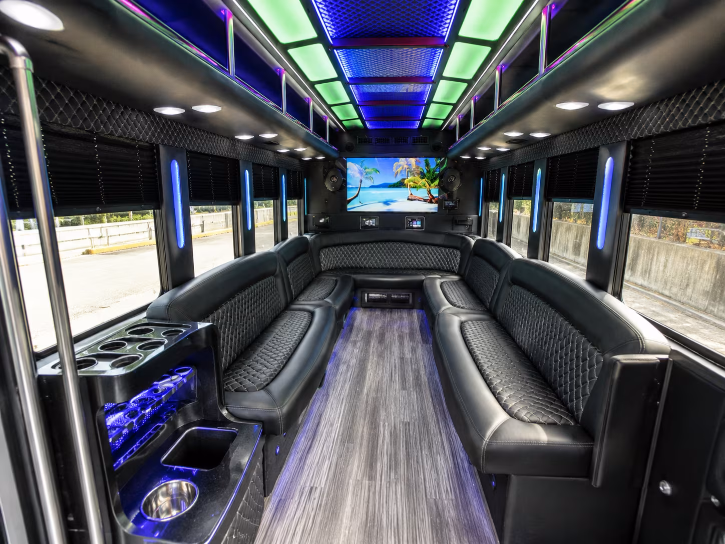 Orlando Prom & Homecoming Transportation party bus exterior