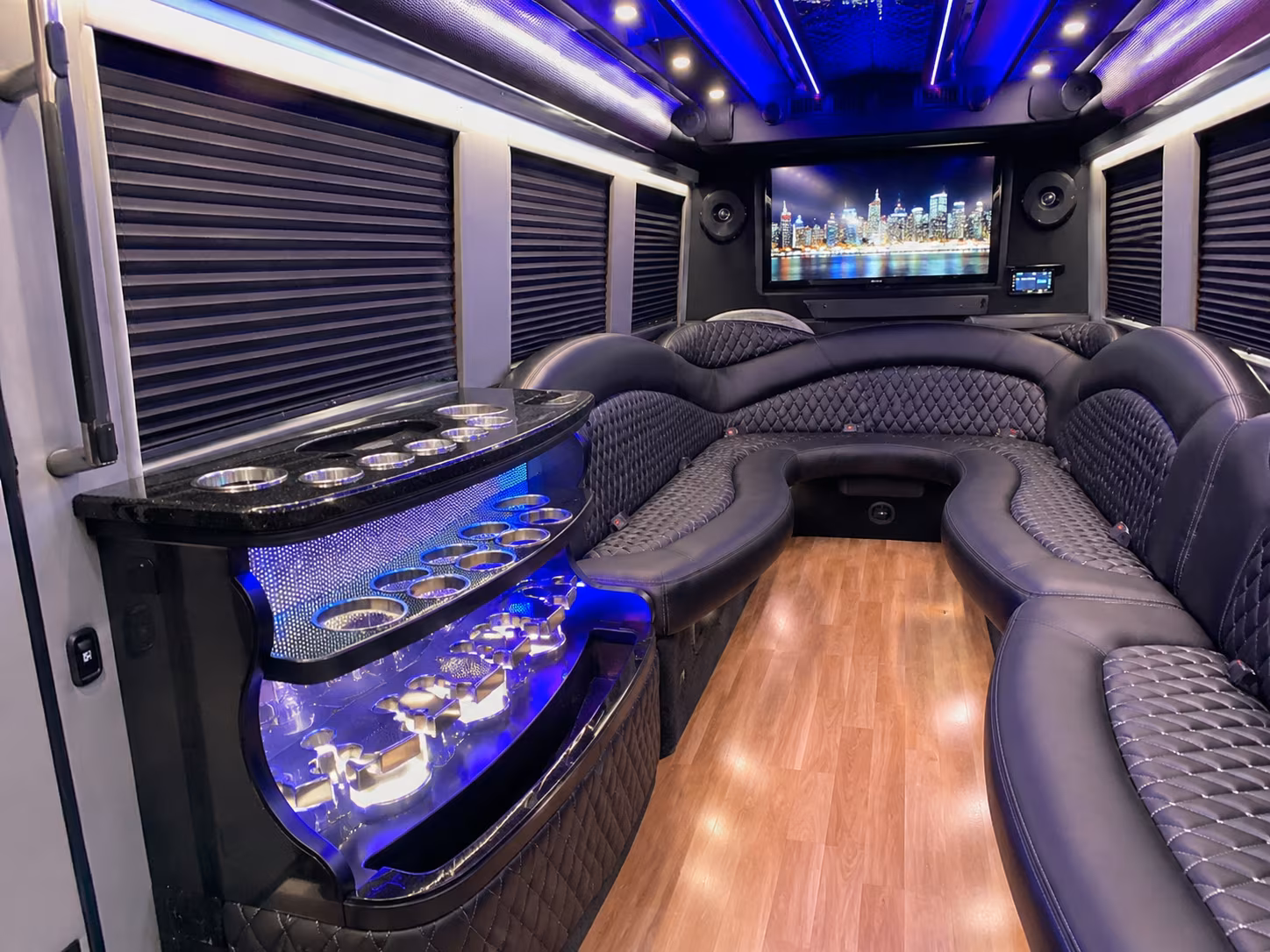 Orlando Prom & Homecoming Transportation party bus exterior