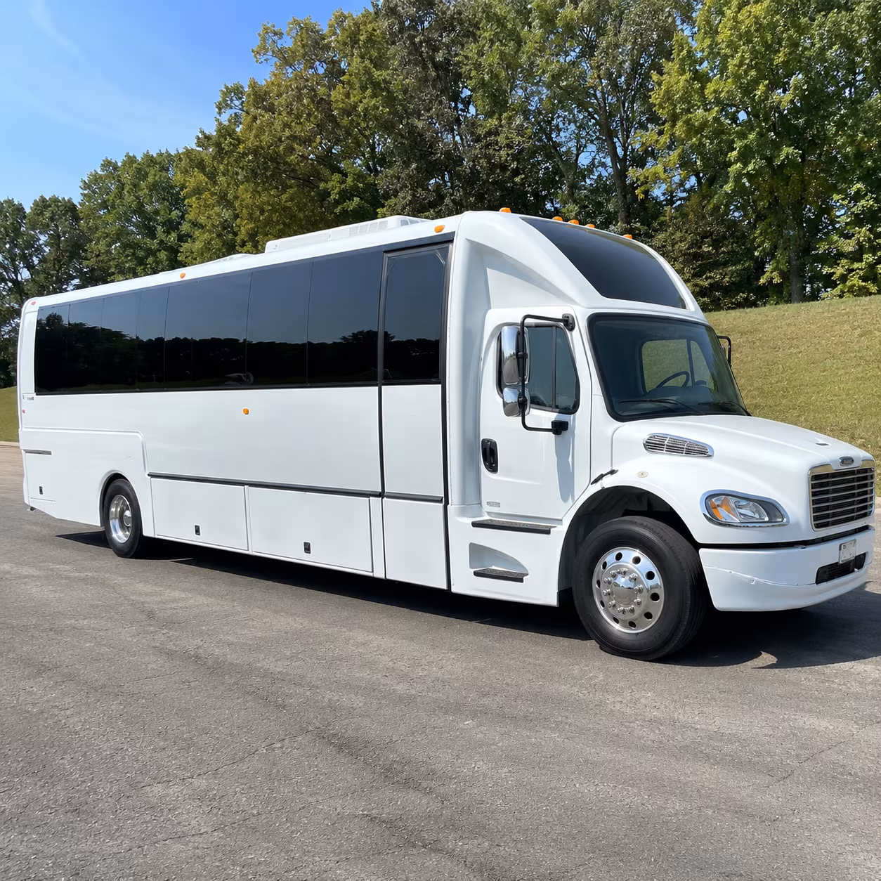 Orlando Sporting Event Transportation party bus exterior