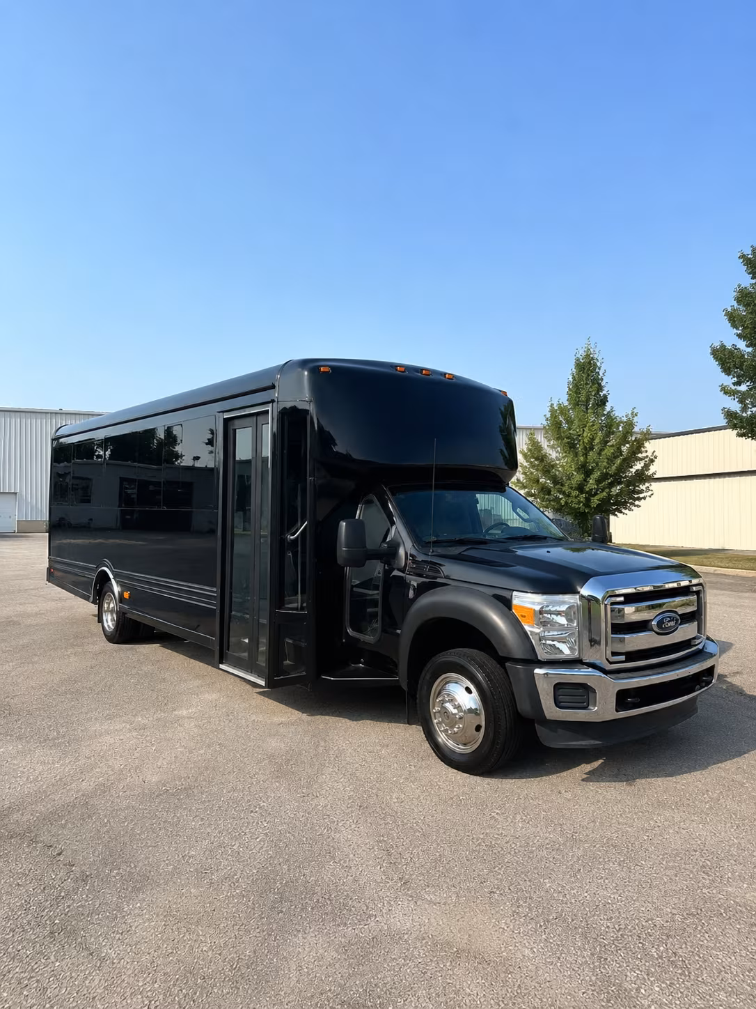 Orlando Wedding Transportation party bus exterior