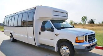 20 passenger shuttle bus rental Union Park